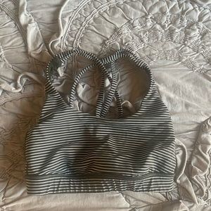Lululemon sports bra olive size 2